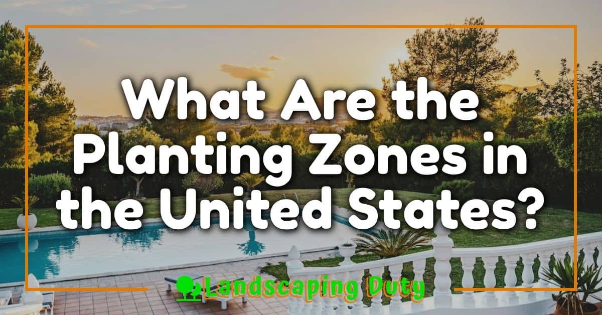 What Are the Planting Zones in the United States?